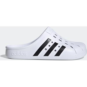 adidas Uniseks Adilette Clogs slippers, Ftwr White Core Black Ftwr White, 44.5 EU