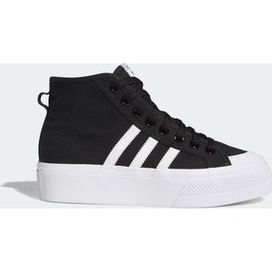 Adidas - Nizza - Sneakers - Wit - Textiel - Met Plateau