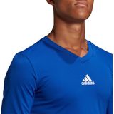 Adidas - Team Base - Kindertrui - Lange Mouwen - Strakke Pasvorm - V-halslijn - 100% Gerecycled Polyester