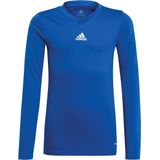 Adidas - Team Base - Kindertrui - Lange Mouwen - Strakke Pasvorm - V-halslijn - 100% Gerecycled Polyester