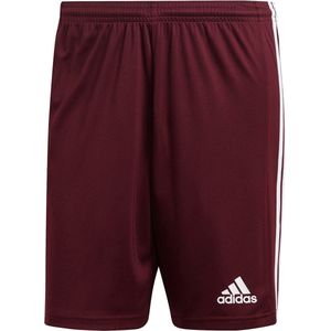 Adidas Squadra 21 Short Heren - Bordeaux / Wit