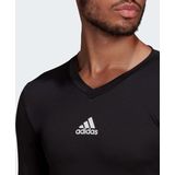 adidas Team Base Longsleeve Heren Sportshirt - Mannen - Zwart Wit