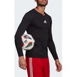 adidas Team Base Longsleeve Heren Sportshirt - Mannen - Zwart Wit