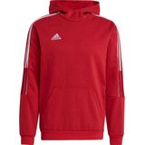 adidas - Tiro 21 - Hoodie - Zwart - Fleece - Katoenmix