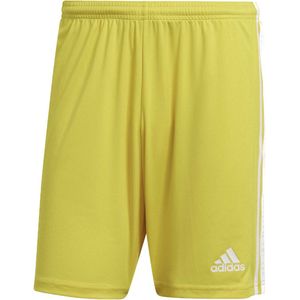 adidas - Squadra 21 Shorts - Geel Voetbalbroekje - Geel