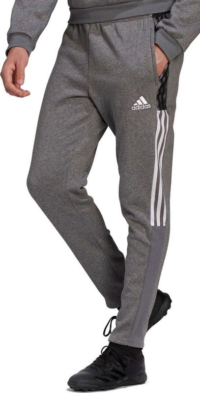 adidas adidas Tiro 21 Broek - Mannen - grijs - wit