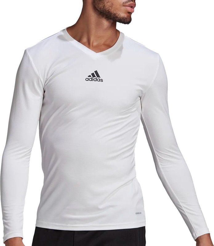 adidas Team Base - Sportshirt - Zwart - 100% Gerecycled Polyester