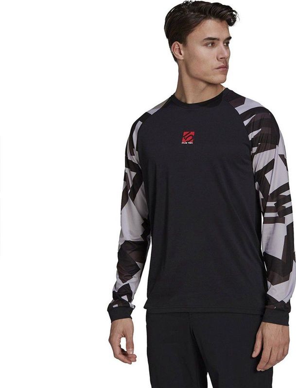 Adidas - Five Ten TrailX - T-shirt - Zwart - 100% Polyester