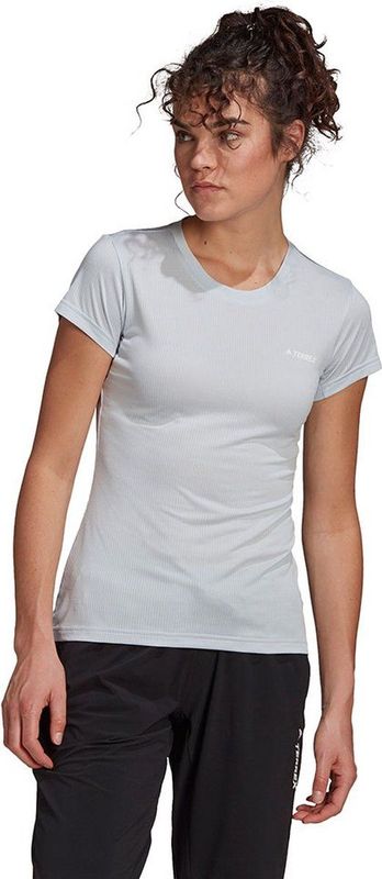 Adidas Terrex Tivid T-shirt Met Korte Mouwen Blauw Vrouw