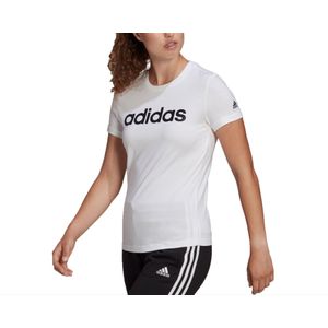 adidas Sportswear LOUNGEWEAR Essentials Slim Logo T-shirt - Dames - Wit