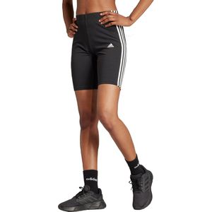 adidas Sportswear Essentials 3 Stripes Fietsshort Dames Zwart
