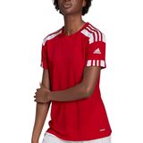 Adidas Squadra Shirt Korte Mouw Dames - Rood Wit