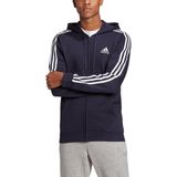 adidas Essentials Fleece FZ Hood Heren Sporttruien navy (marineblauw) Mannen