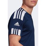 adidas - Squadra 21 - Sportshirt - Blauw - 100% Gerecycled Polyester