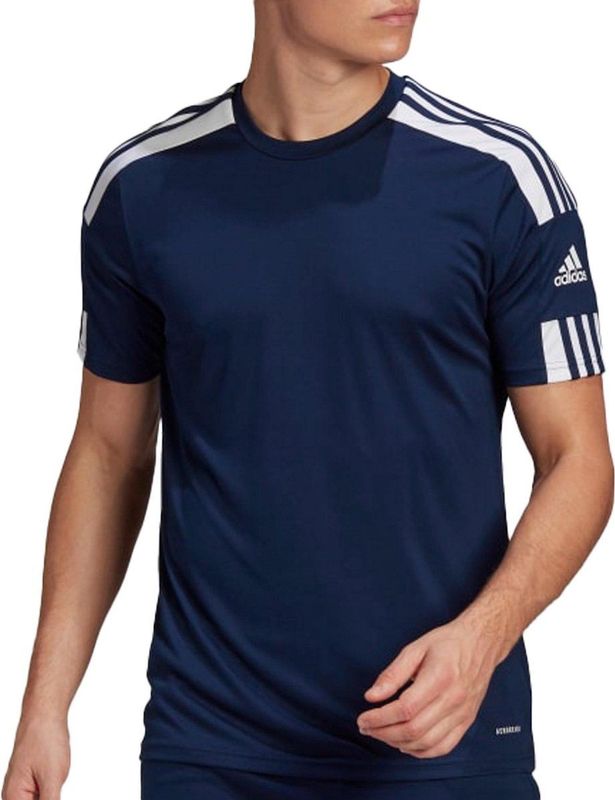 adidas - Squadra 21 - Sportshirt - Blauw - 100% Gerecycled Polyester