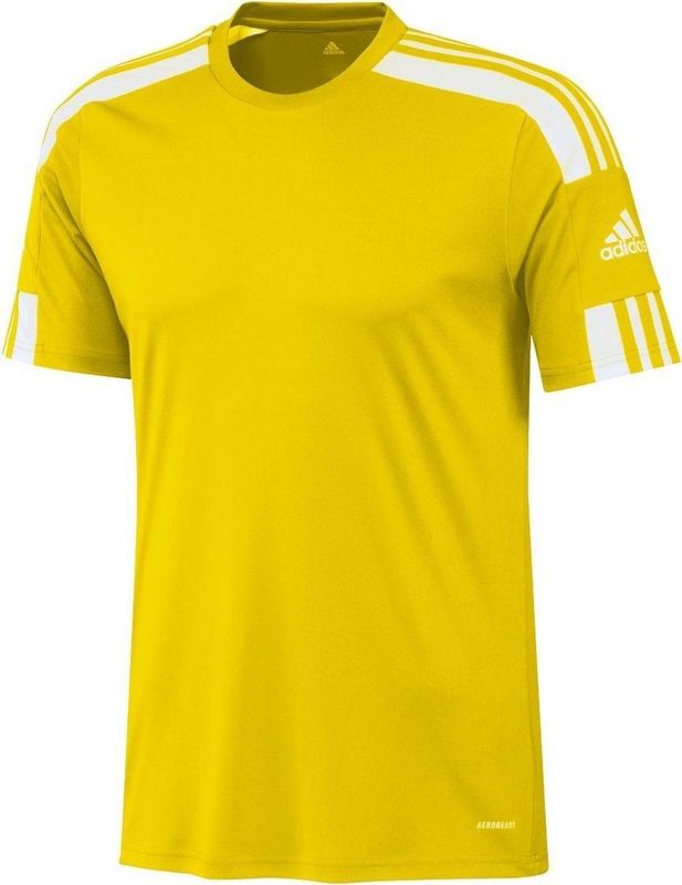 Adidas Squadra Shirt Korte Mouw Heren - Geel Wit
