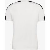 Adidas - Tops - Wit - Heren - Polyester - Stijlvol Bedrukt Ronde Hals T-shirt