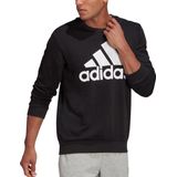 adidas - Big Logo French Terry Sweatshirt - Crew Sweater - Zwart