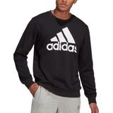 adidas - Big Logo French Terry Sweatshirt - Crew Sweater - Zwart