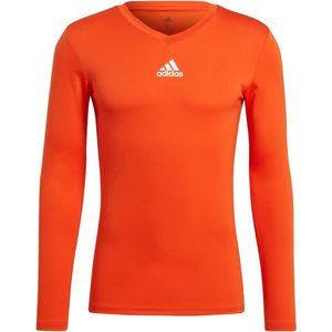 adidas - Team - Ondershirt - Oranje - Lange Mouwen