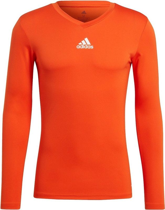 adidas - Team - Ondershirt - Oranje - Lange Mouwen