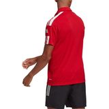 adidas - Squadra 21 - Sportshirt - Zwart - 100% Gerecycled Polyester