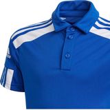 Adidas Squadra Polo Kinderen - Royal Wit