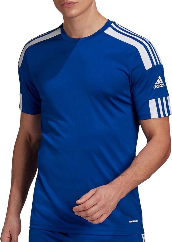 Adidas - Squadra 21 - Voetbalshirt - Blauw - 100% Gerecycled Polyester