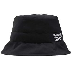 Reebok Cl Fo Bucket Hat Unisex Volwassene Hoed, zwart/zwart