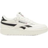 Reebok - CLUB C DOUBLE REVENGE - Sneaker - Chalk Cblack Chalk - Vetersluiting