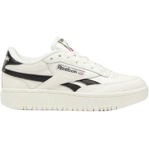 Reebok - CLUB C DOUBLE REVENGE - Sneaker - Chalk Cblack Chalk - Vetersluiting