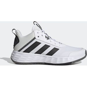 adidas Ownthegame 2.0, basketbalschoenen voor heren, meerkleurig (Cloud White Core Black Grey), 45.5 EU