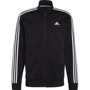 adidas - Primegreen Essentials Warm-Up 3-Stripes - Trainingsjack - Zwart