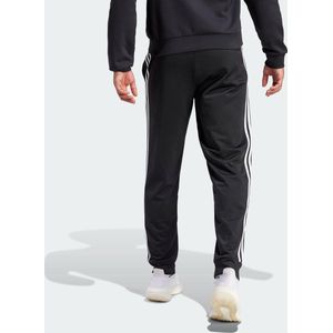 adidas Heren Essentials Warm-Up Tapered 3-Stripes Track Pants, Black/White, L Tall