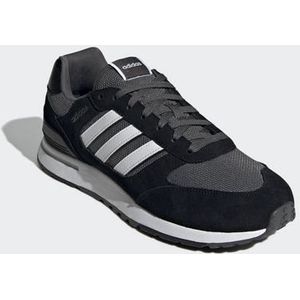 adidas RUN 80s heren hardloopschoenen hardlopen, Veelkleurig (Negbas Ftwbla Grisei) , 43 1/3 EU