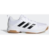 Adidas ligra 7 in de kleur wit.