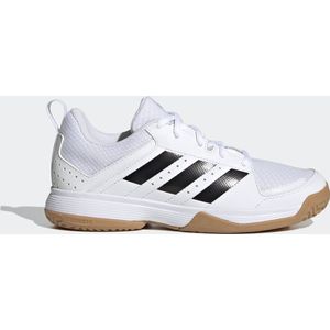adidas Ligra 7 Kids Shoes-Low (niet voetbal), uniseks, Wit Zwart Ftwbla Negbás Ftwbla, 36 2/3 EU