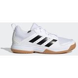 Adidas ligra 7 in de kleur wit.