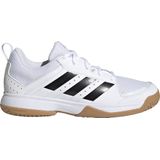 adidas - Ligra 7 - Indoor Schoenen - Wit - Synthetisch Leer - Kinderen