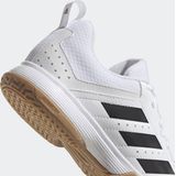 adidas - Ligra 7 - Indoor Schoenen - Wit - Synthetisch Leer - Kinderen