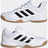 adidas - Ligra 7 - Indoor Schoenen - Wit - Synthetisch Leer - Kinderen