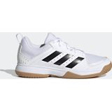 adidas - Ligra 7 - Indoor Schoenen - Wit - Synthetisch Leer - Kinderen