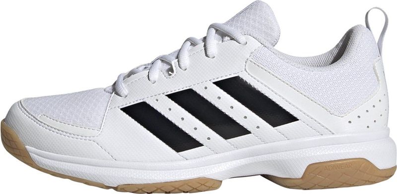 adidas - Ligra 7 - Indoor Schoenen - Wit - Synthetisch Leer - Primegreen