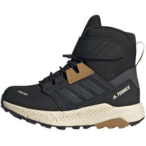 adidas Terrex Trailmaker High COLD.RDY Hiking uniseks-kind Wandelschoenen, core black/grey six/mesa, 34 EU