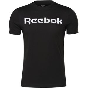 Reebok Graphic Series Linear Logo Shirt Zwart