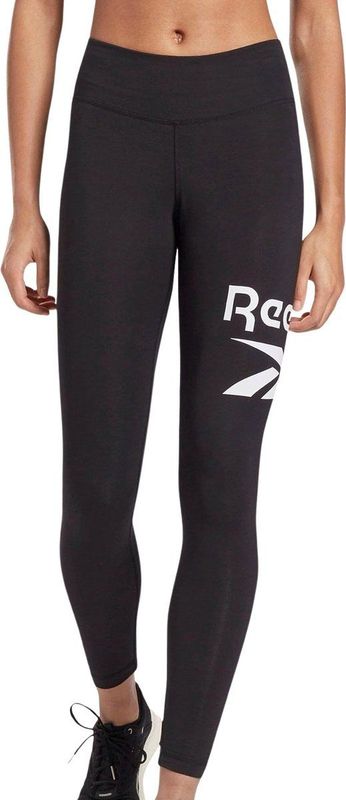 Reebok RI BL COTTON LEGGING - Dames Sportbroek - Zwart