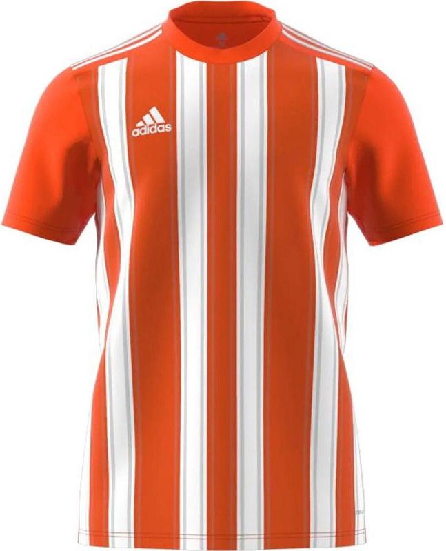 Adidas - Striped 21 Shirt - Korte Mouw - Oranje / Wit