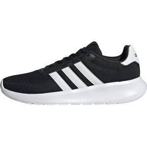 Adidas Lite Racer 3.0 herensneaker, core zwart/ftwr wit/grijs vijf, 49 1/3 EU