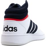 Adidas - Hoops 3.0 Mid - Sneakers - Zwart - Synthetisch Leer
