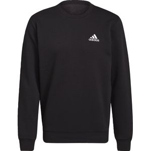 Adidas - Feel Cozy - Sweater - Zwart - Fleece - Sportieve uitstraling